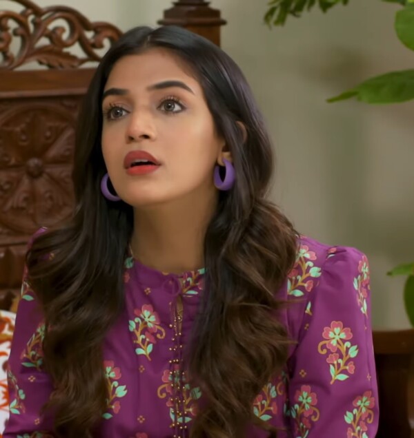 Laiba Earrings Purple