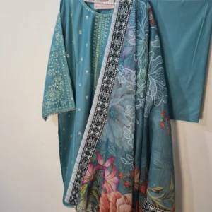 Embroidered - 3 Pc Lawn Cotton Suit