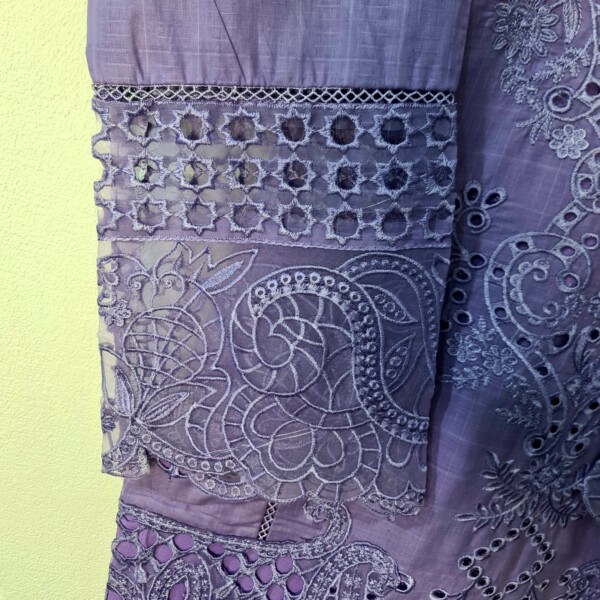 Embroidered- 3 Pc Cotton Suit - Image 7