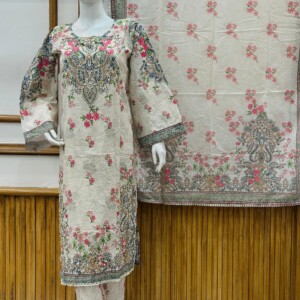Embroidered 3 Piece Suit