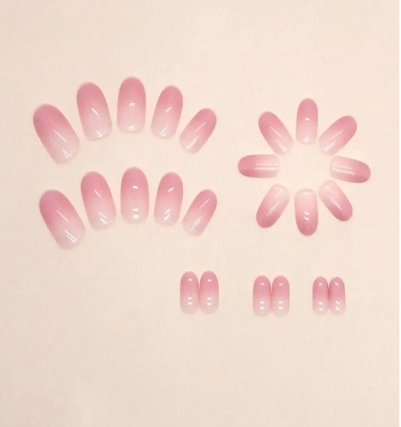 False Nails Pink  ( 24 piece) - Image 2